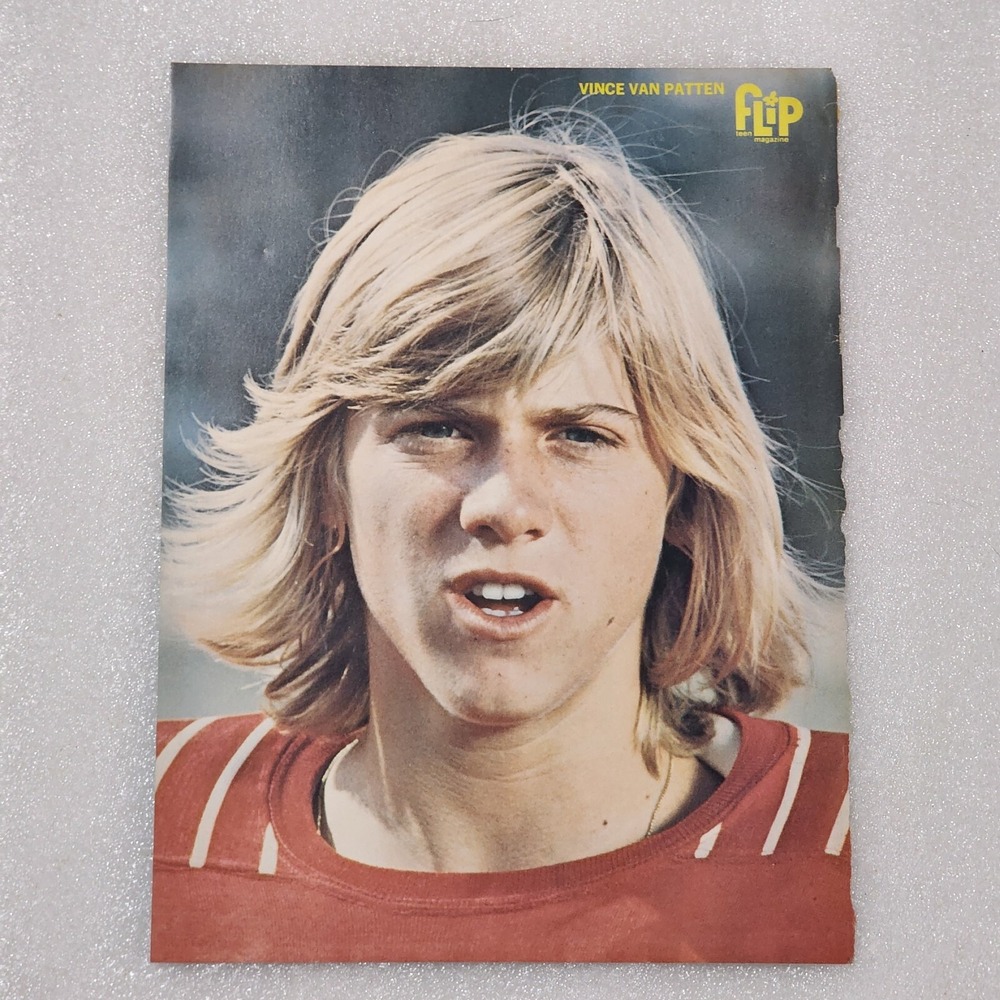Vincent Van Patten & the Hudsons double-sided vintage poster clipping 8x10 1970s